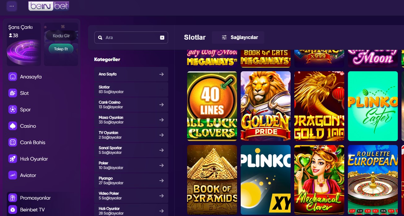 Beinbet Giriş Sayfası